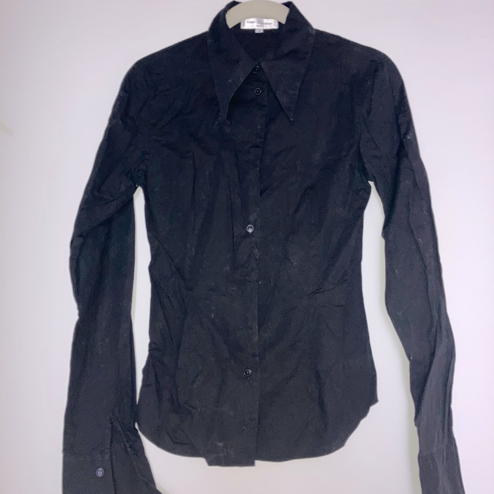 Anne Fontaine black button down shirt